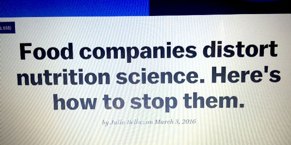 Eroding Trust in Nutrition Science